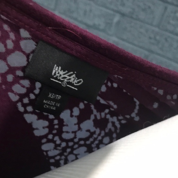 Very sexy Mossimo Illusion Top Maroon Sz xs - Picture 4 of 4